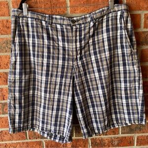 Covington Size 42 Men’s Plaid 100% Cotton Shorts